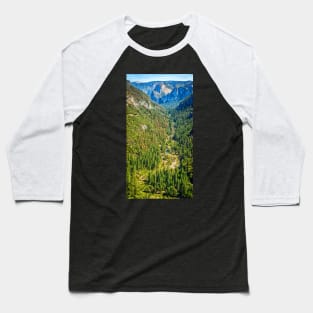 West Yosemite Valley Baseball T-Shirt